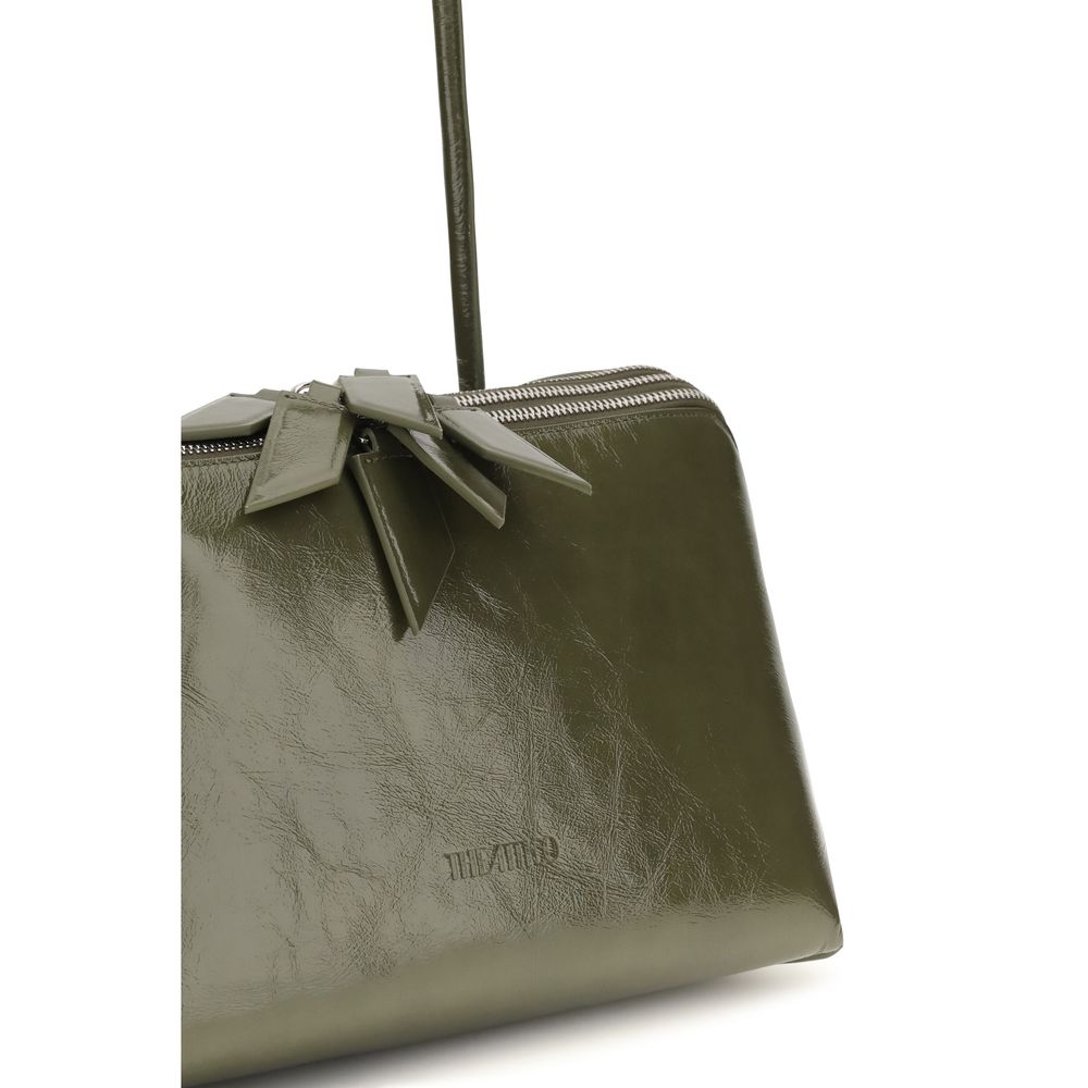The Attico Bicolor Calf Leather Shoulder Bag