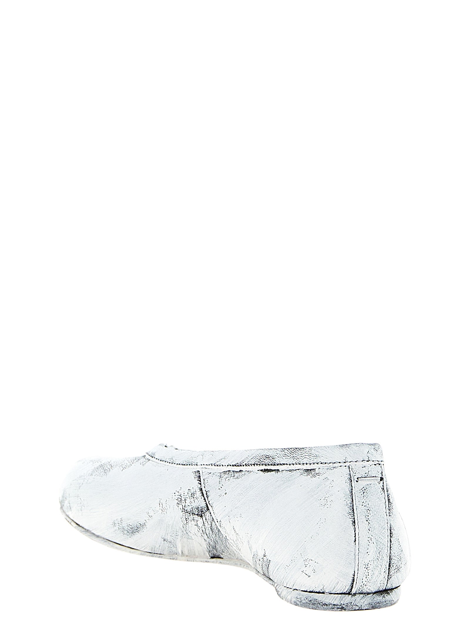 Maison Margiela White Nappa Leather Ballet Flats