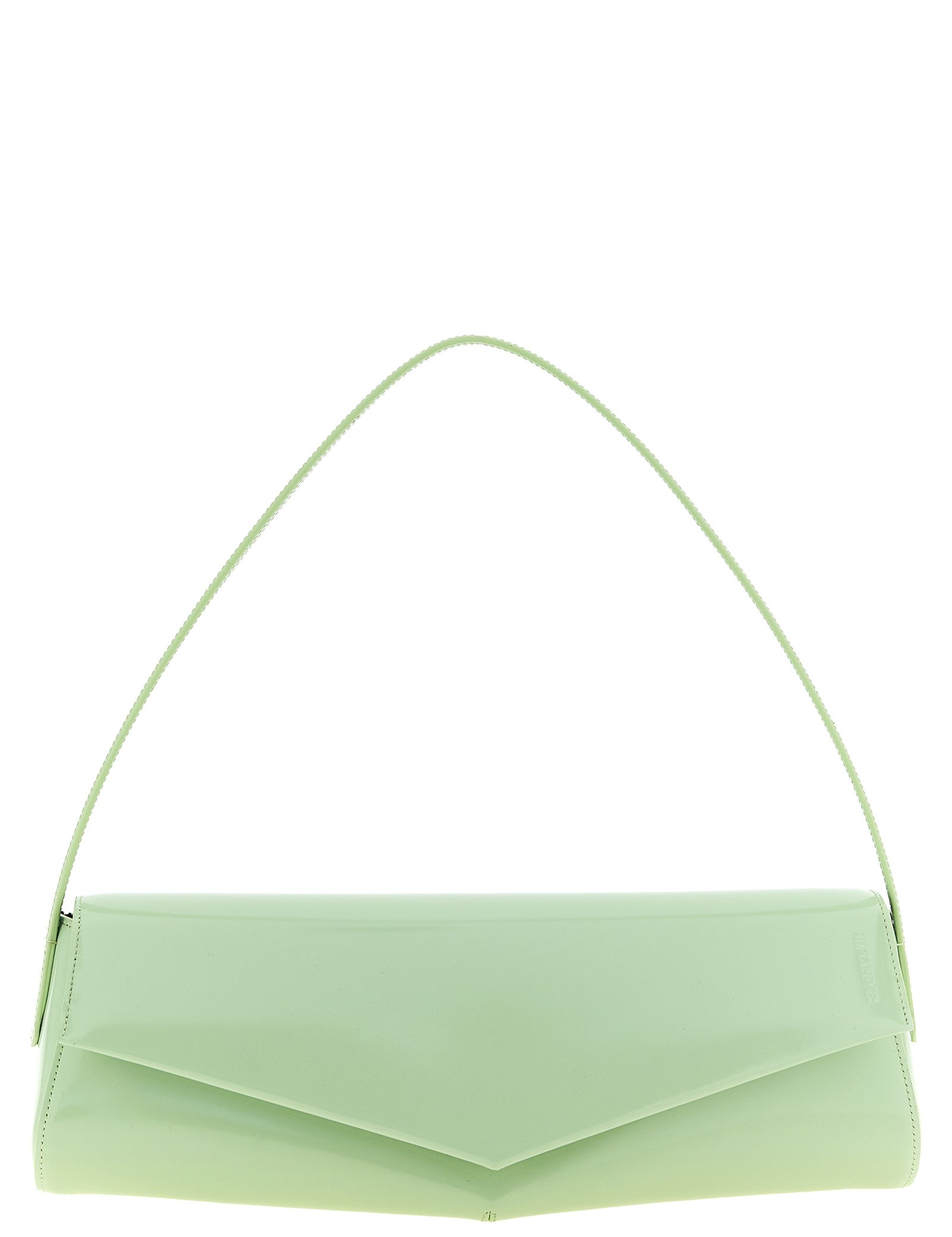 Jil Sander Green Calfskin Shoulder Bag