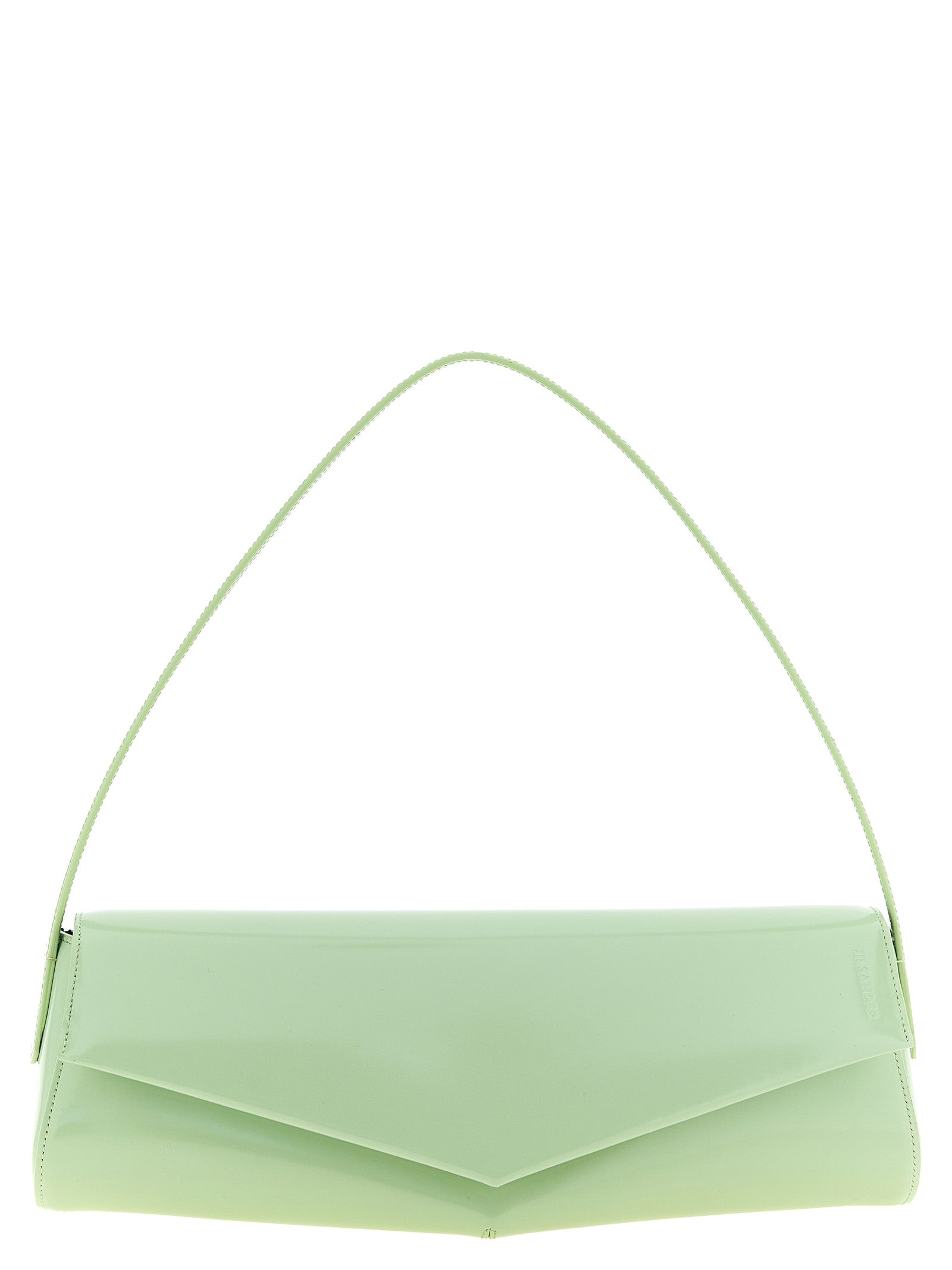 Jil Sander Green Calfskin Shoulder Bag