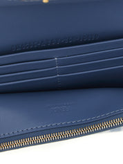 Fendi Light Blue Cotton Wallet on Chain