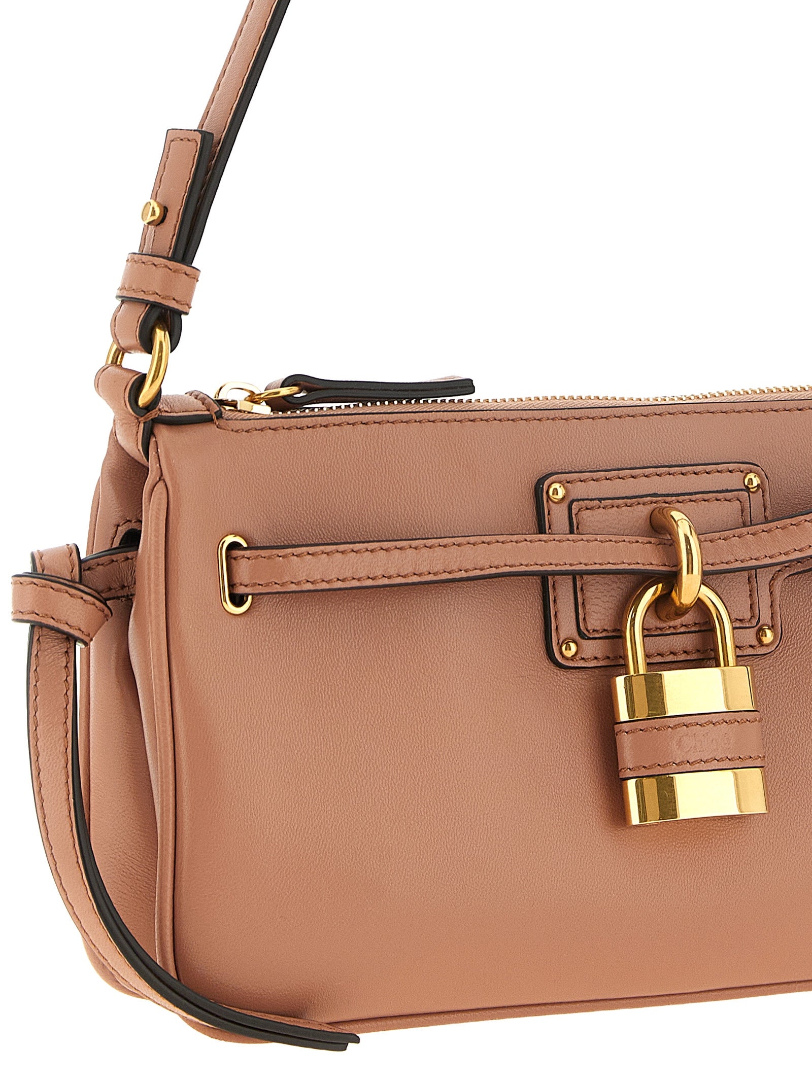 Chloé Pink Lamb Leather Clutch
