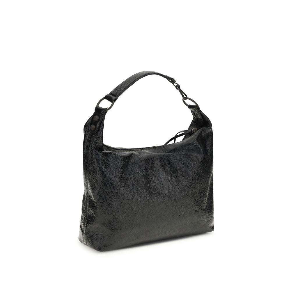Balenciaga Black Lambskin Shoulder Bag