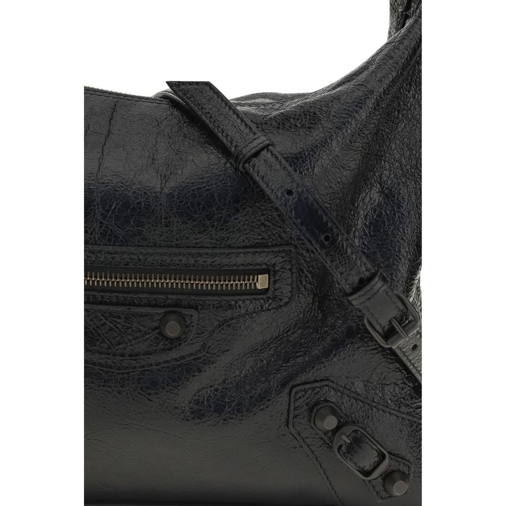 Balenciaga Black Lambskin Shoulder Bag