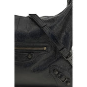 Balenciaga Black Lambskin Shoulder Bag