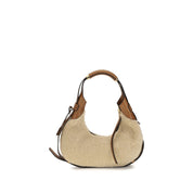 Moschino Beige Lambskin Shoulder Bags
