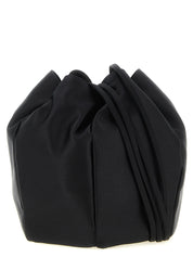 Prada Black Viscose Bucket Bag