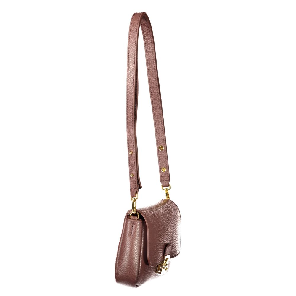 Coccinelle Brown Leather Mini Bag