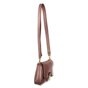 Coccinelle Brown Leather Mini Bag