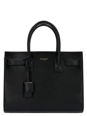 Saint Laurent Black Calfskin Leather Handbag