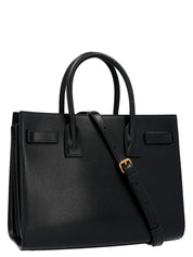 Saint Laurent Black Calfskin Leather Handbag