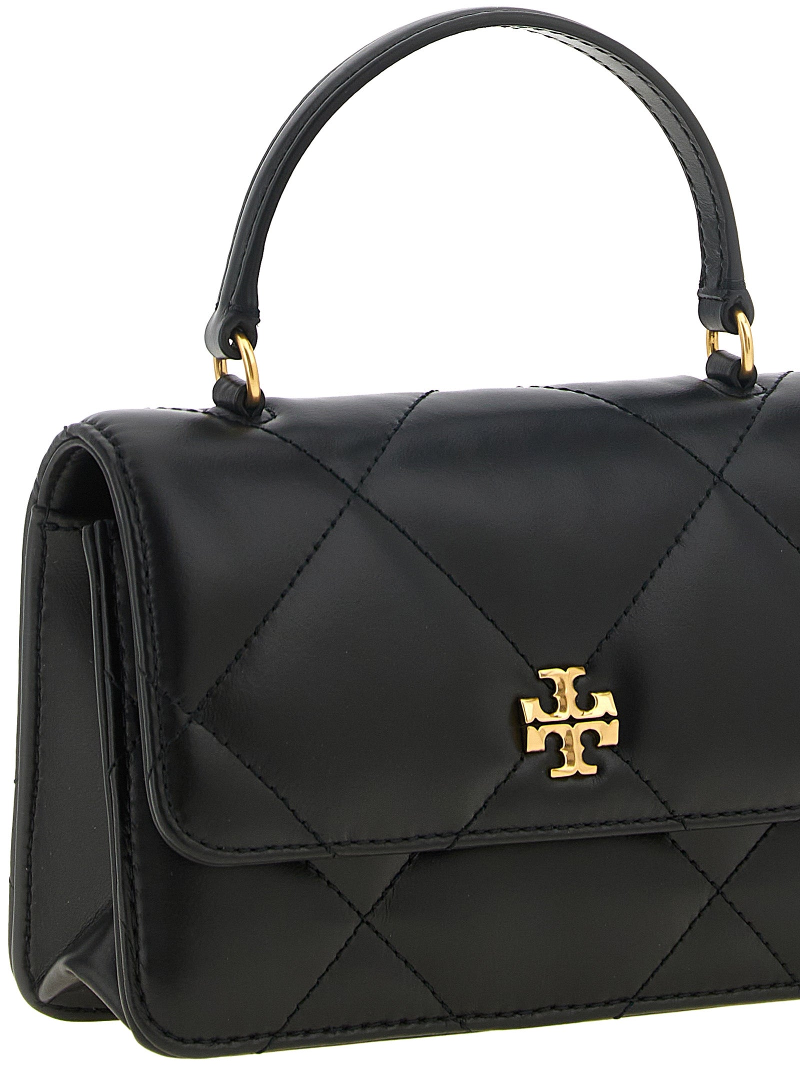 Tory Burch Black Cow Leather Handbags
