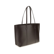 Tory Burch Brown Calf Leather Tote Bag