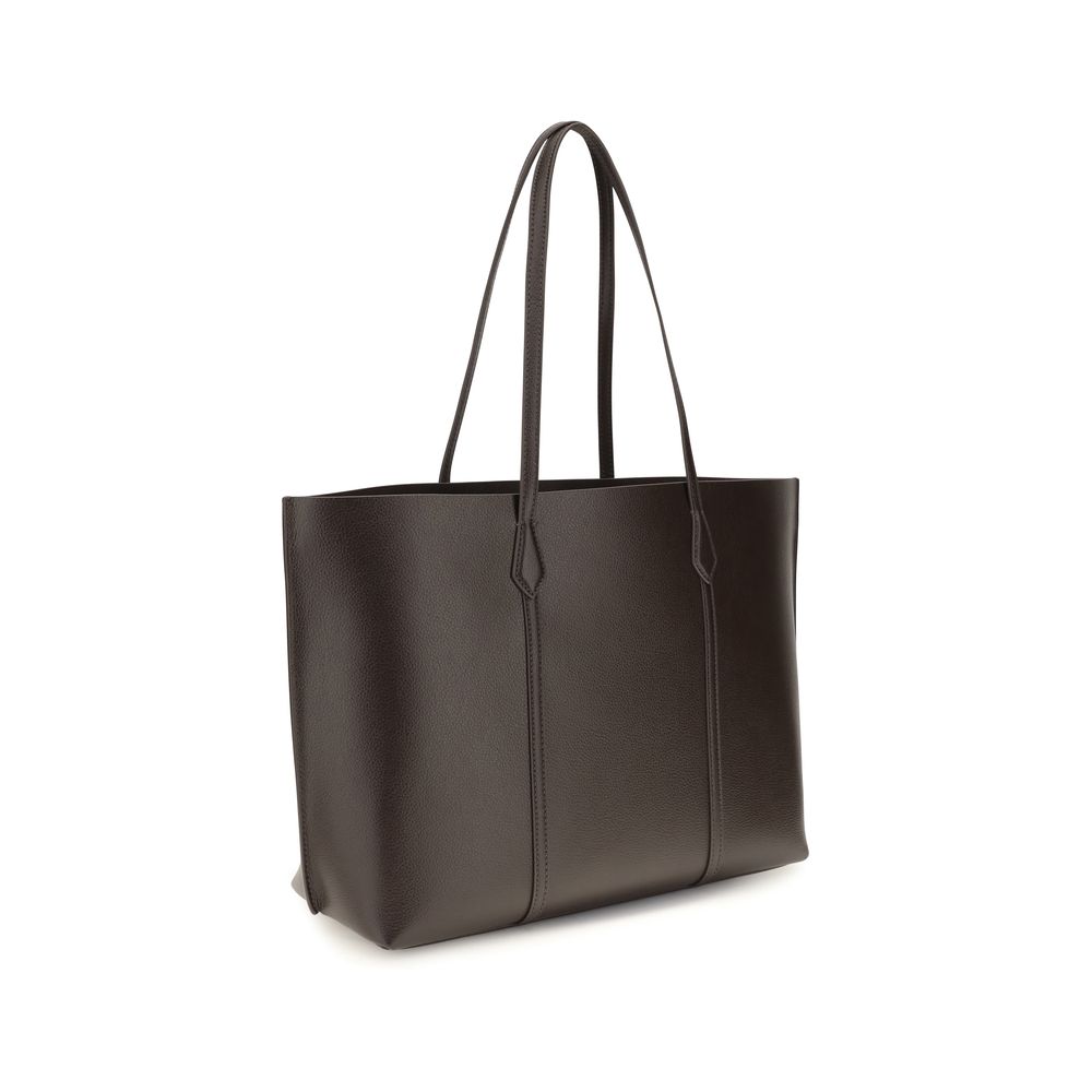 Tory Burch Brown Calf Leather Tote Bag