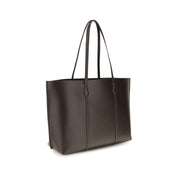 Tory Burch Brown Calf Leather Tote Bag