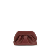THEMOIRè Bordeaux Vegan Leather Clutch