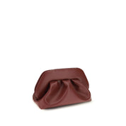 THEMOIRè Bordeaux Vegan Leather Clutch