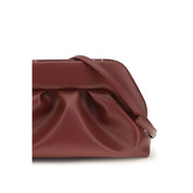 THEMOIRè Bordeaux Vegan Leather Clutch