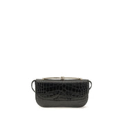 Tom Ford Black Calf Leather Shoulder Bag