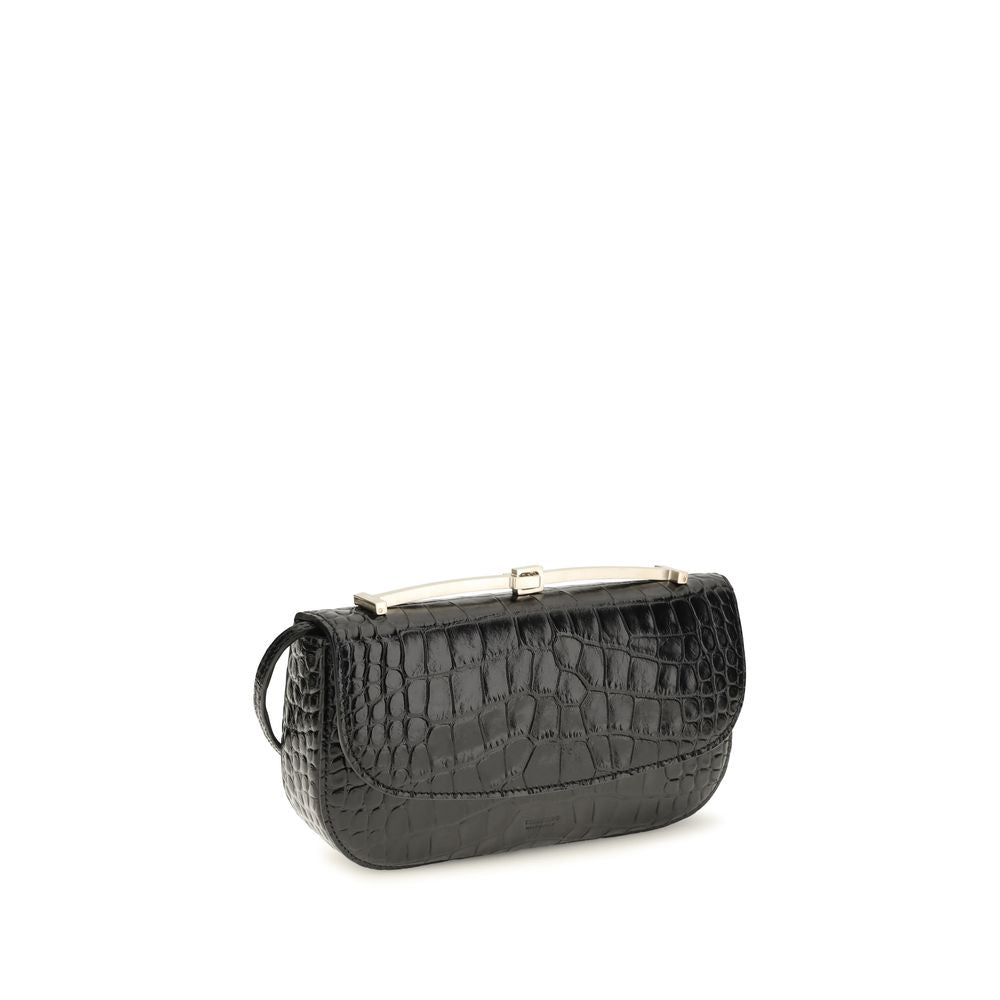 Tom Ford Black Calf Leather Shoulder Bag