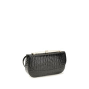 Tom Ford Black Calf Leather Shoulder Bag
