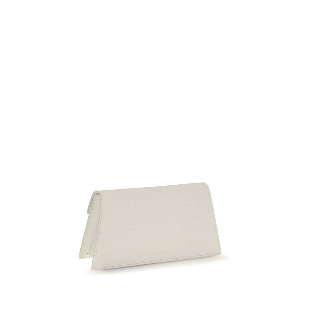 Alexander McQueen White Calf Leather Clutch