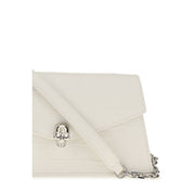Alexander McQueen White Calf Leather Clutch