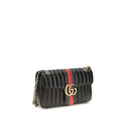 Gucci Black Calf Leather Shoulder Bag