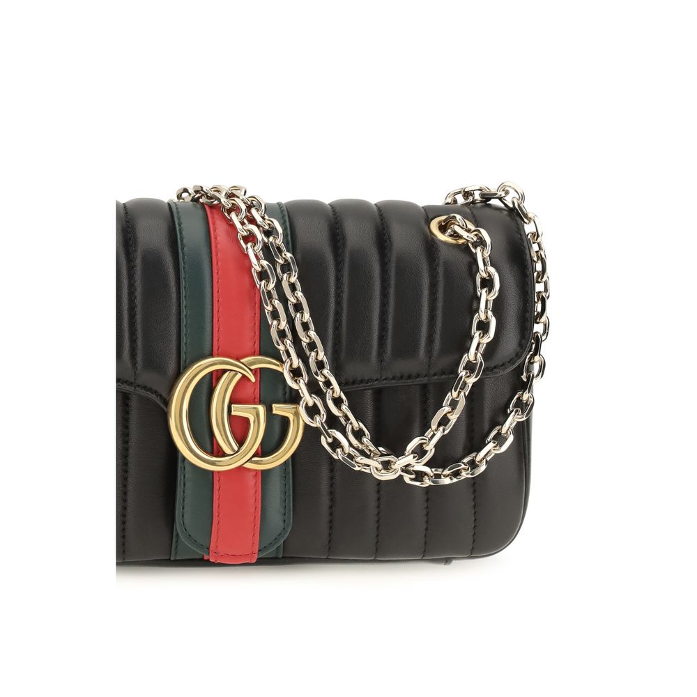 Gucci Black Calf Leather Shoulder Bag