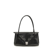 Marni Black Calf Leather Shoulder Bag