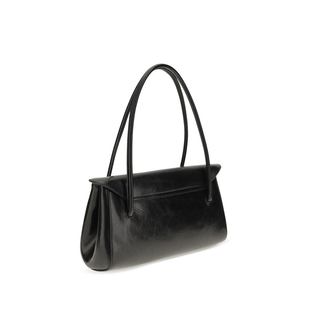 Marni Black Calf Leather Shoulder Bag