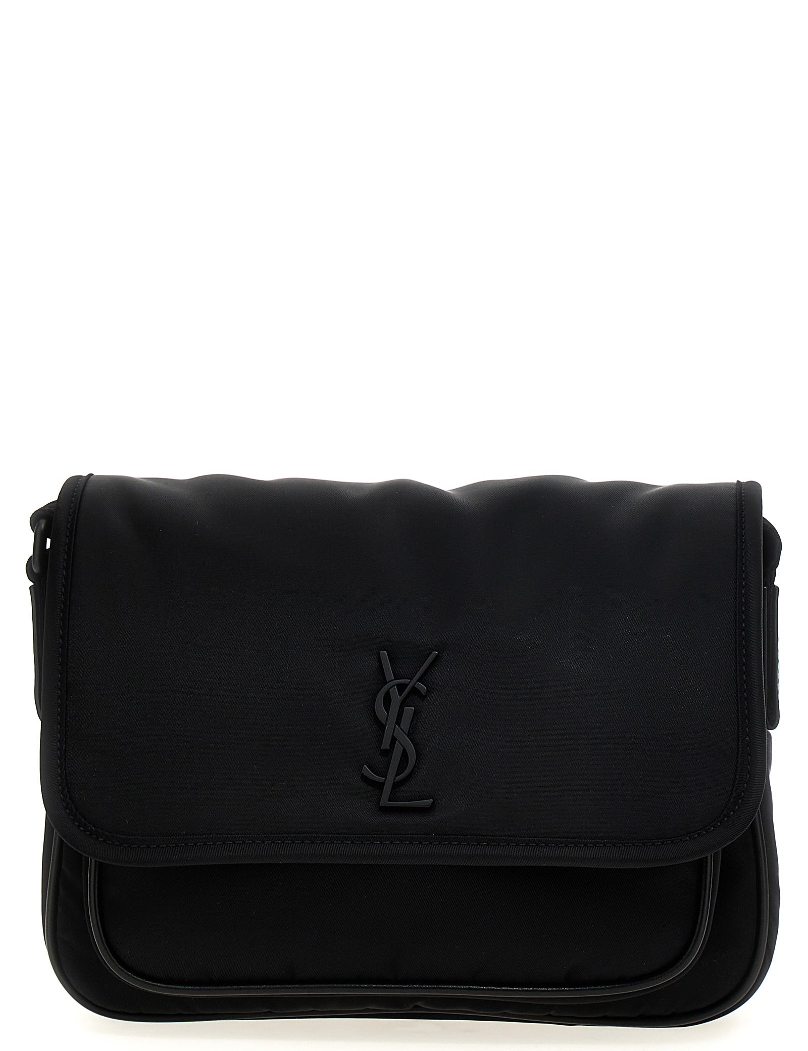Saint Laurent Black Polyamide Crossbody Bag
