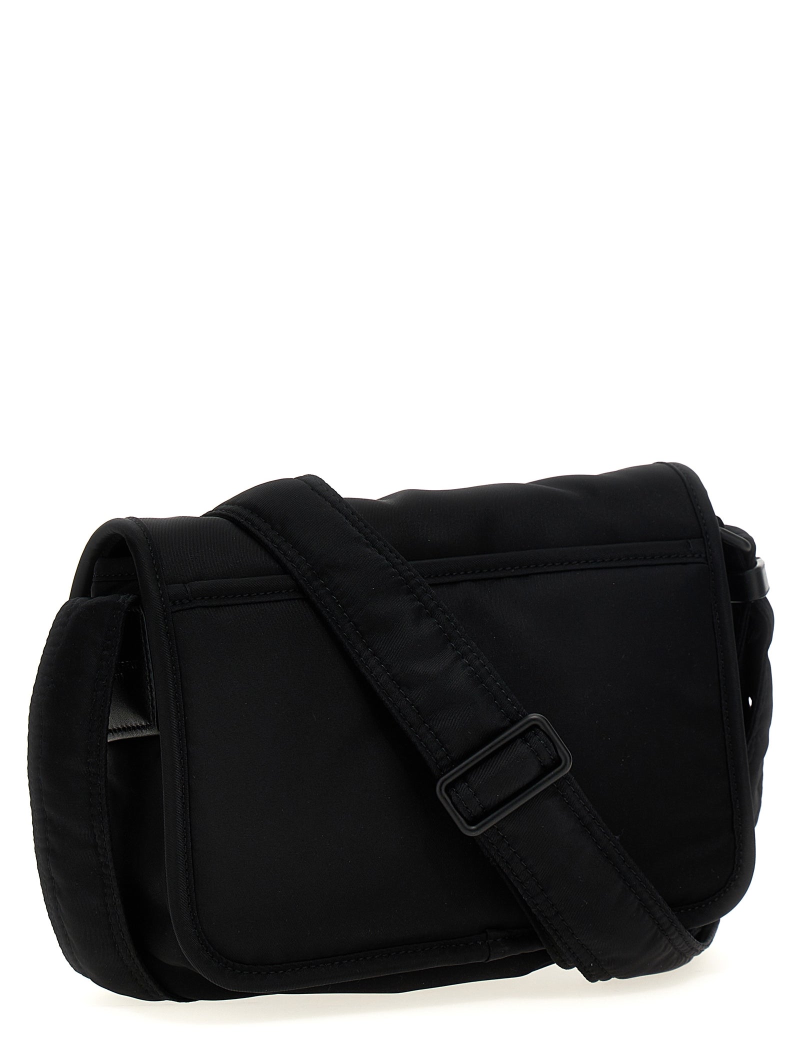 Saint Laurent Black Polyamide Crossbody Bag