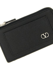 Valentino Garavani Black Calfskin Coin Purse