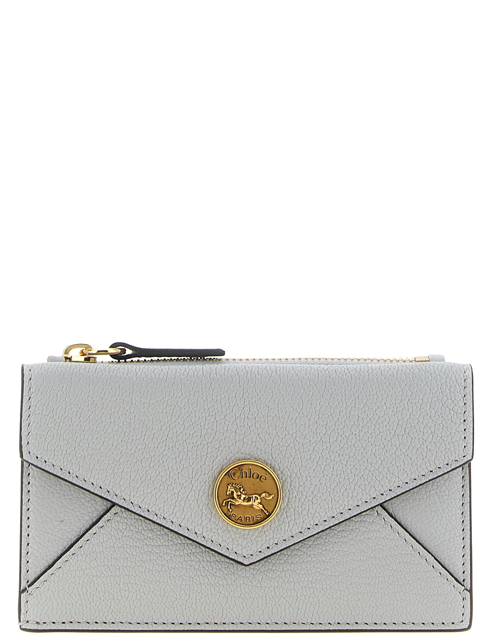 Chloé Light Blue Goat Leather Cardholder
