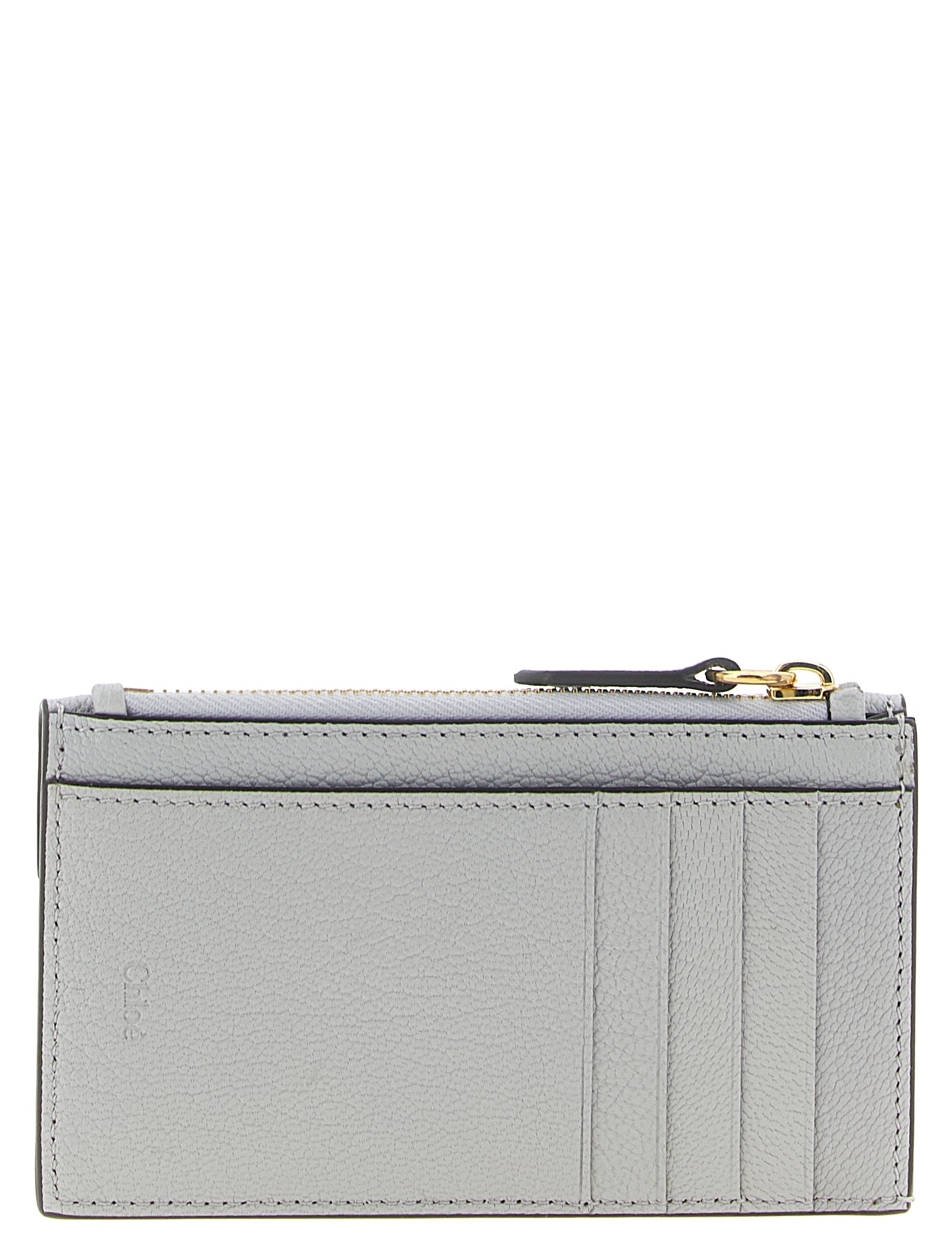 Chloé Light Blue Goat Leather Cardholder