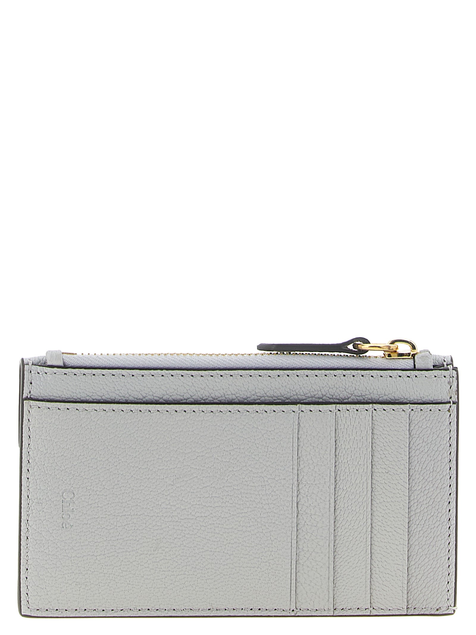 Chloé Light Blue Goat Leather Cardholder