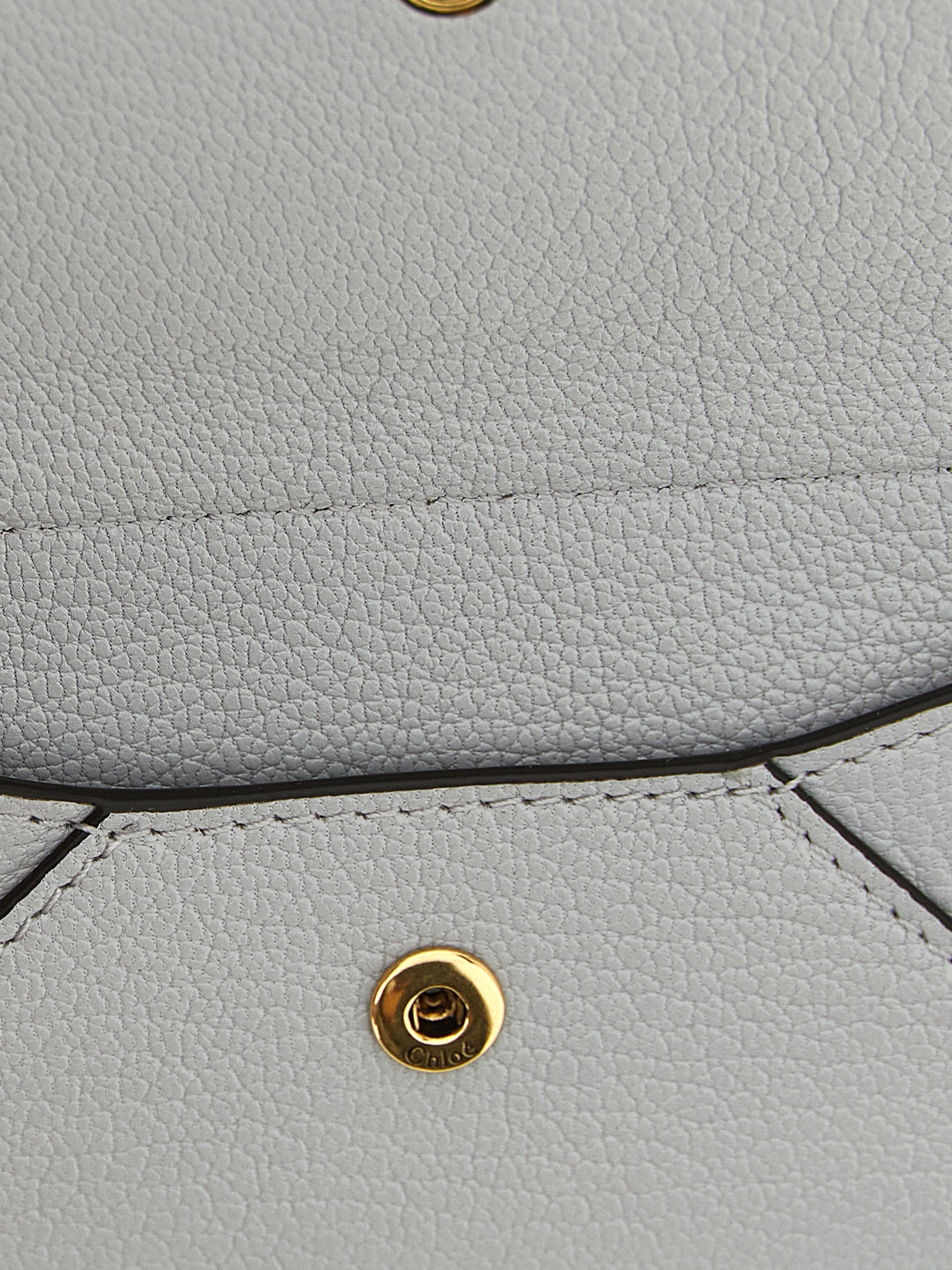 Chloé Light Blue Goat Leather Cardholder