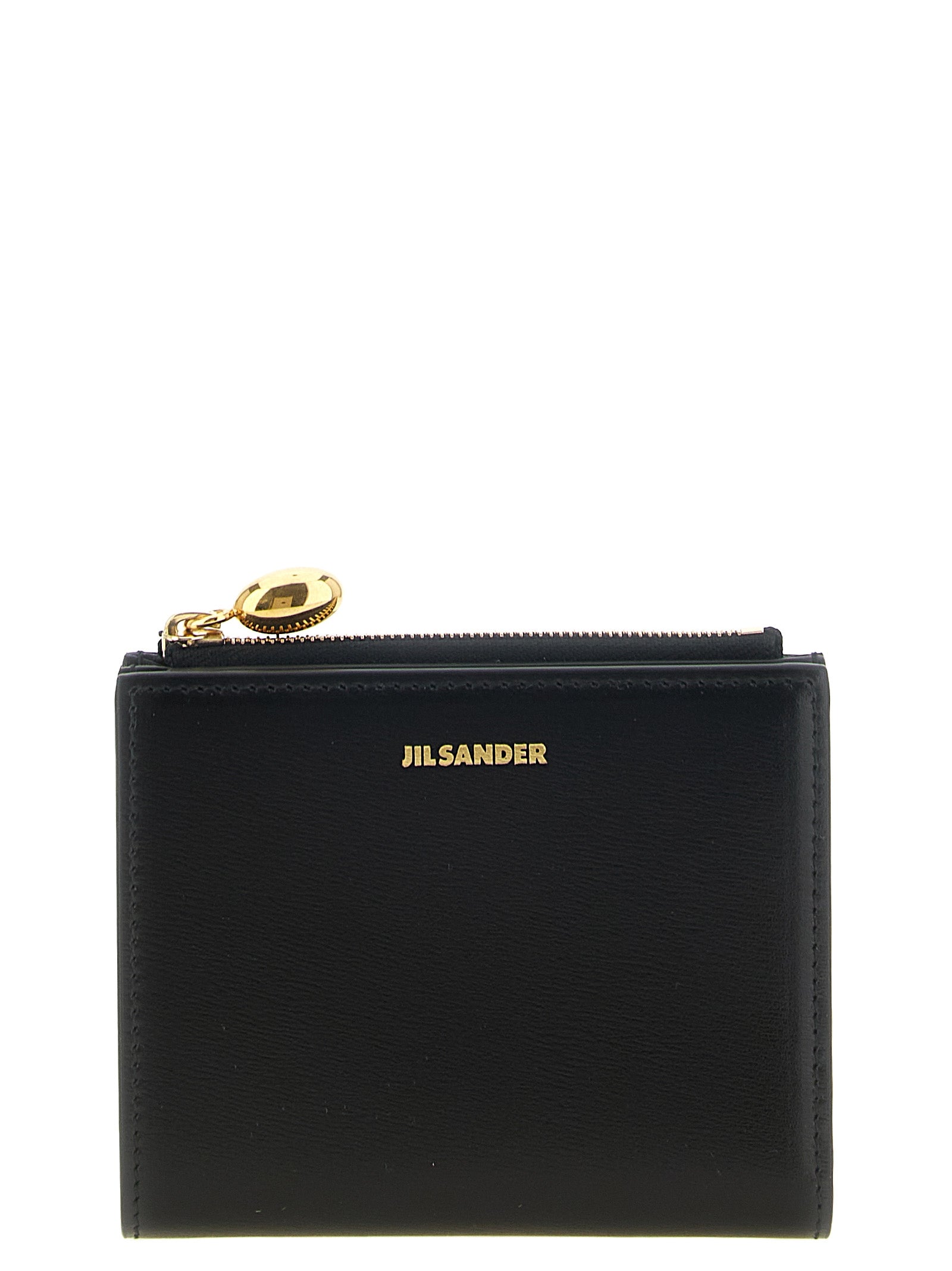 Jil Sander Black Calfskin Mini Wallet