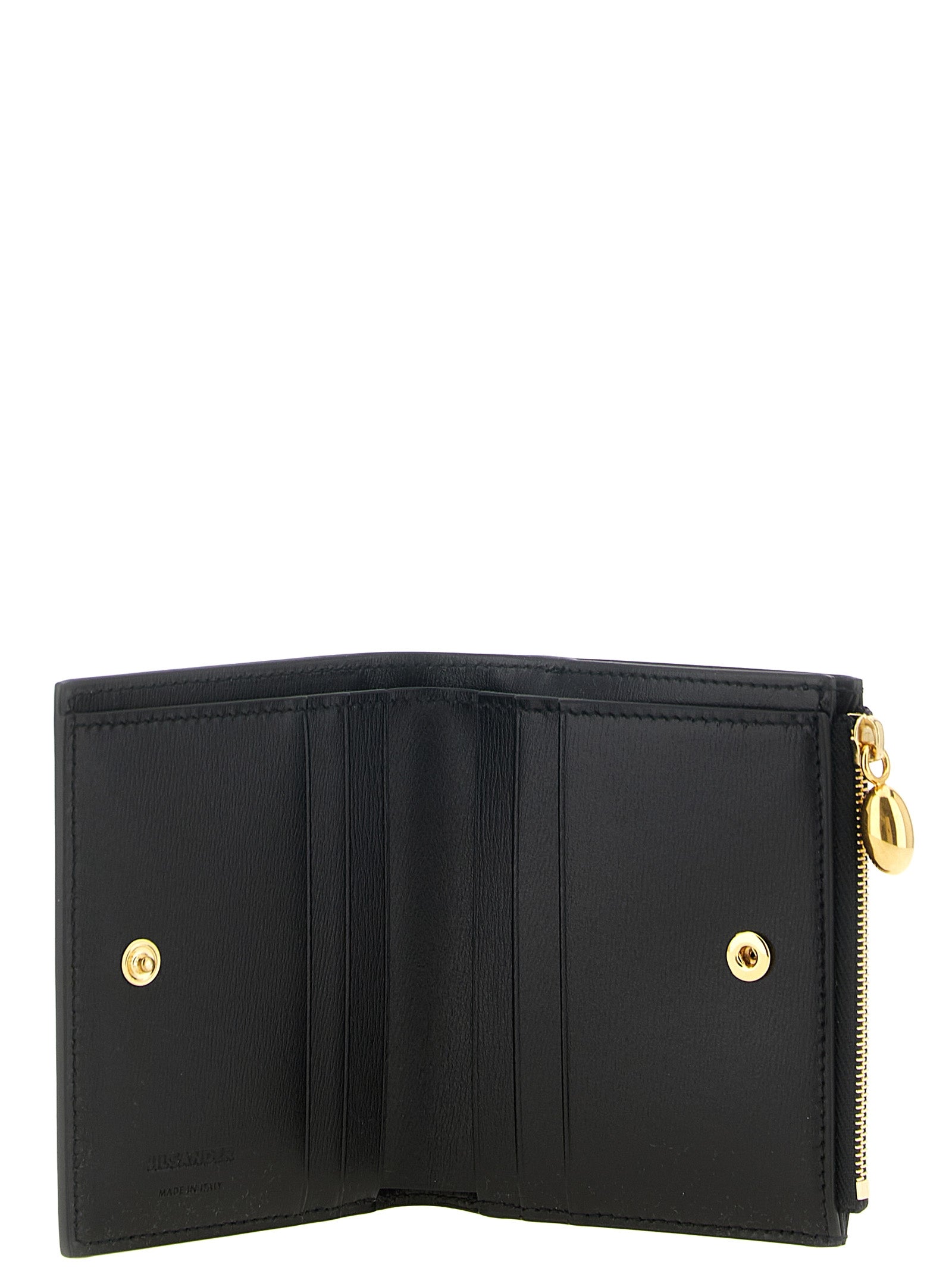 Jil Sander Black Calfskin Mini Wallet