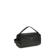 Prada Black Calf Leather Shoulder Bag