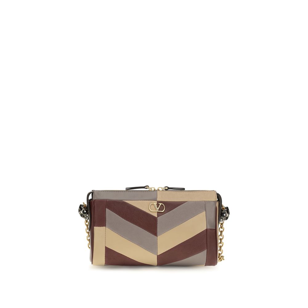 Valentino Garavani Multicolor Napa Leather Shoulder Bag