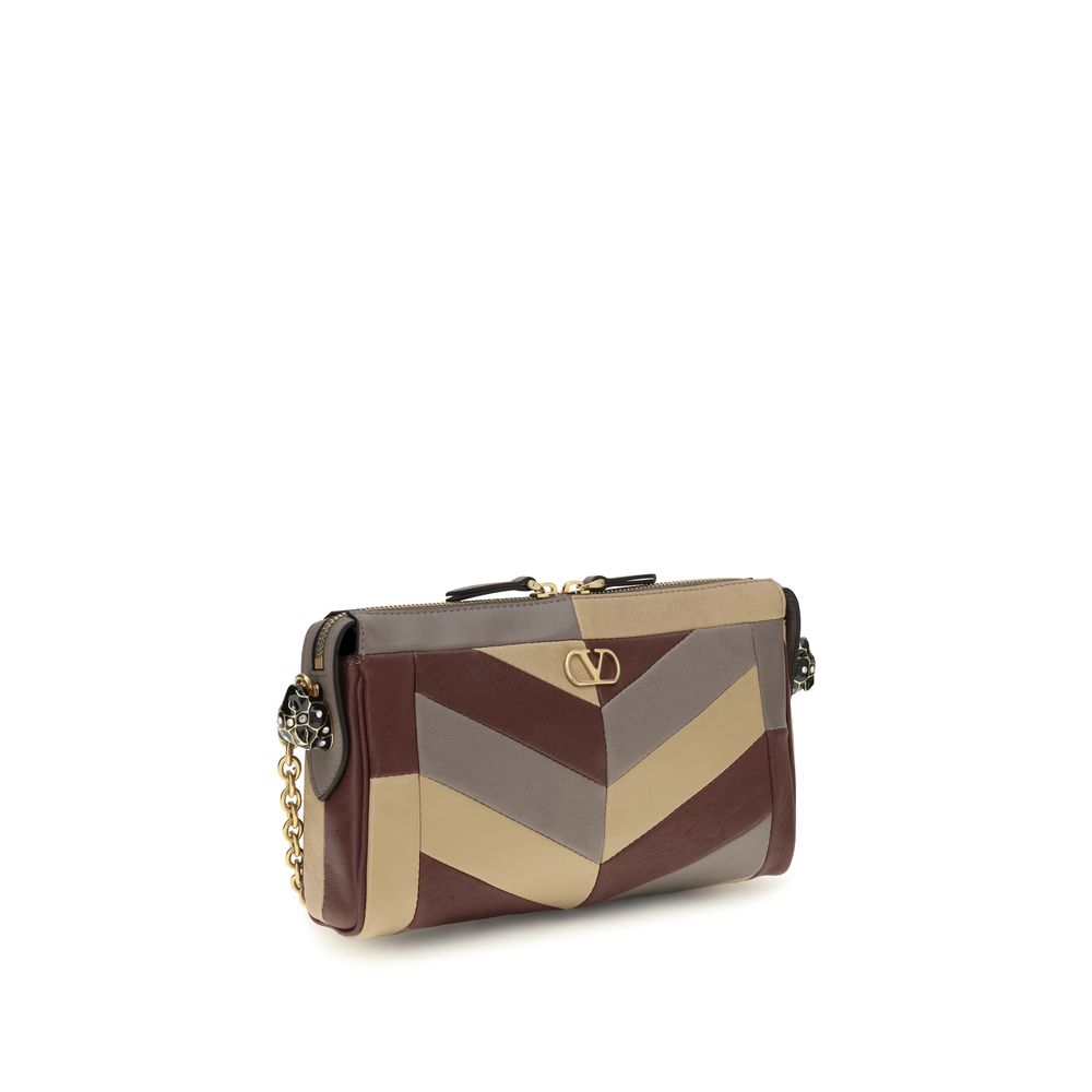 Valentino Garavani Multicolor Napa Leather Shoulder Bag