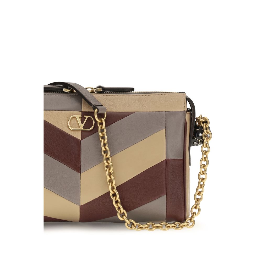 Valentino Garavani Multicolor Napa Leather Shoulder Bag