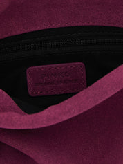 PINKO Purple Sheepskin Leather Pouch