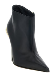 Giuseppe Zanotti Black Lamb Leather Ankle Boots