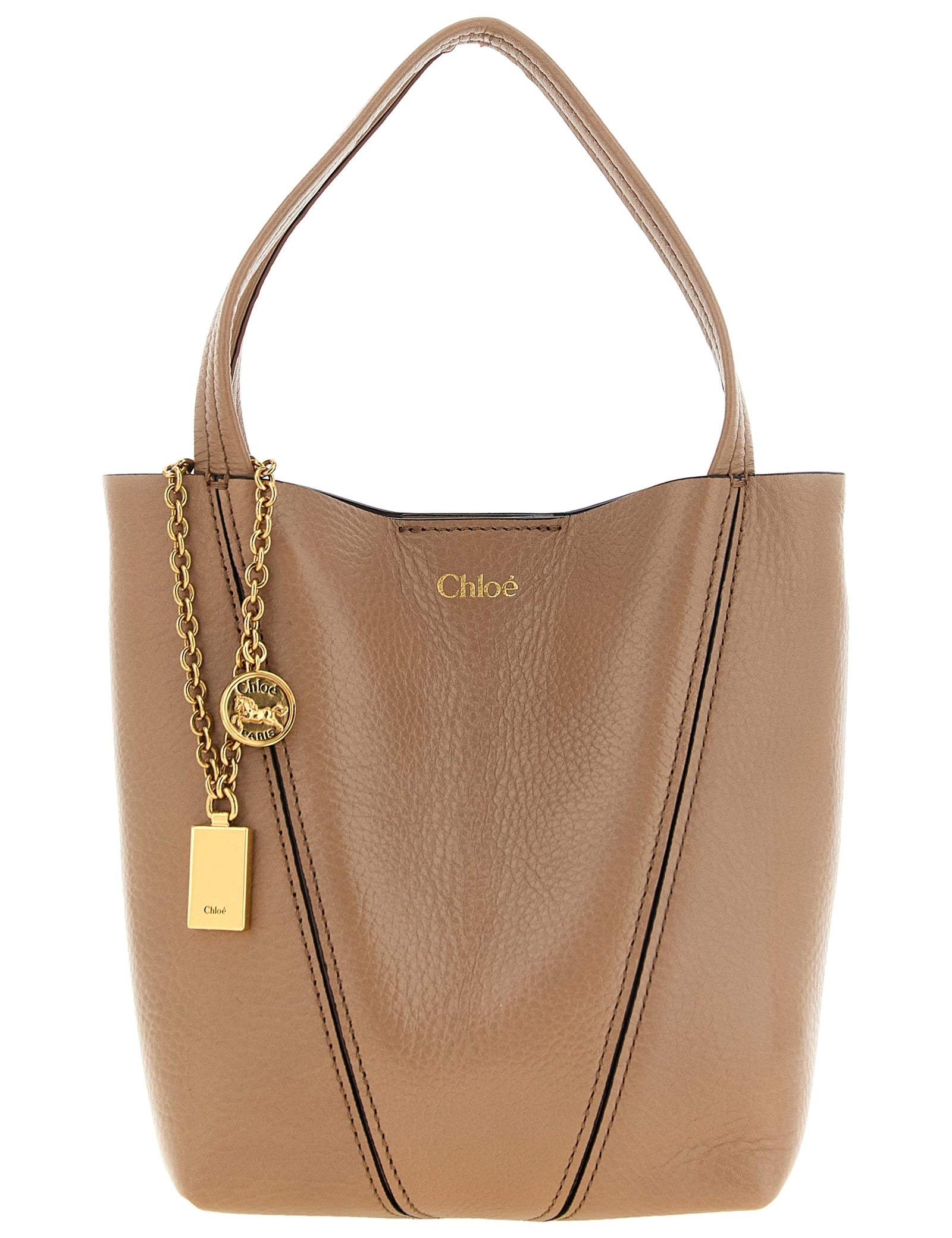 Chloé Garnet Cowhide Tote Bag