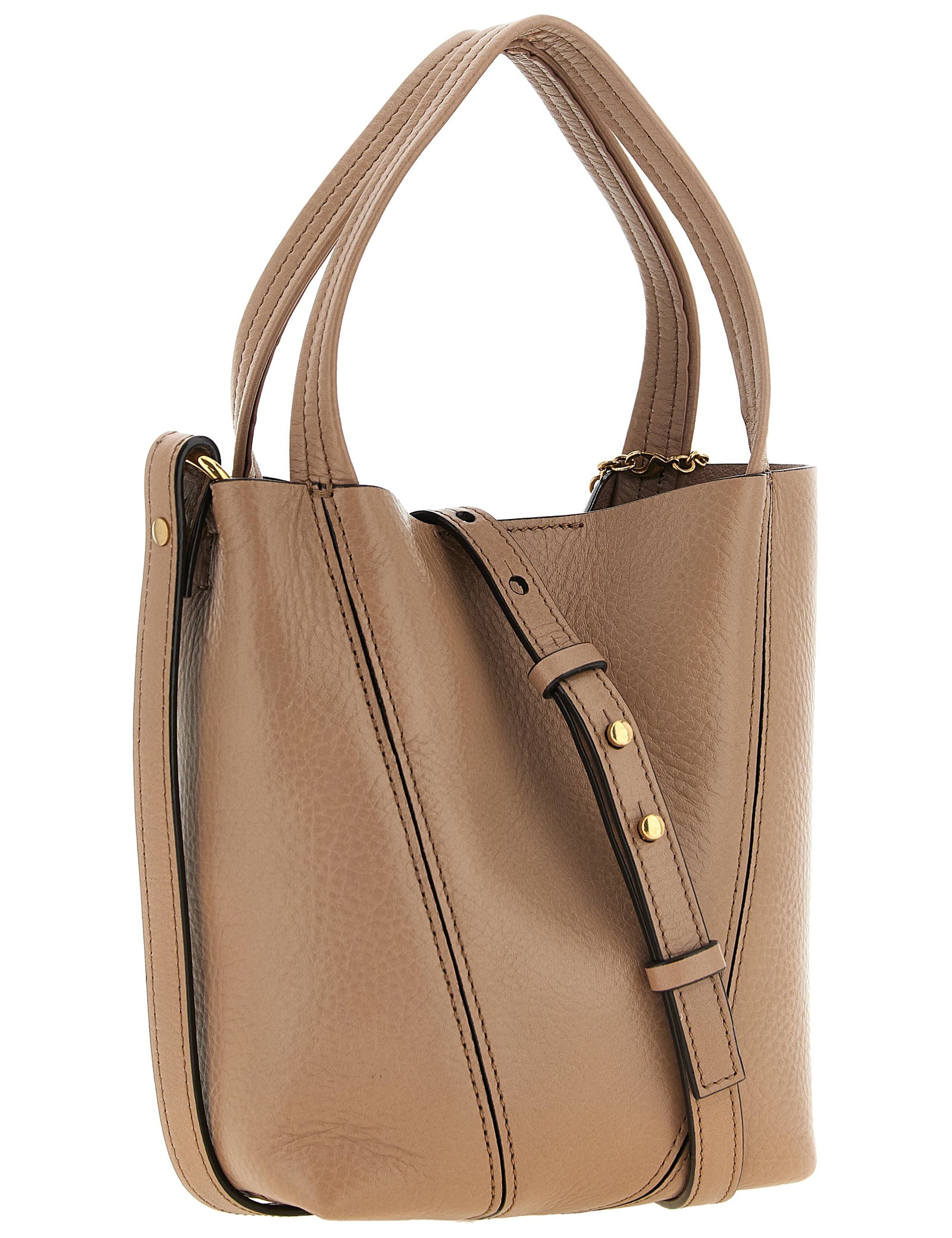 Chloé Garnet Cowhide Tote Bag