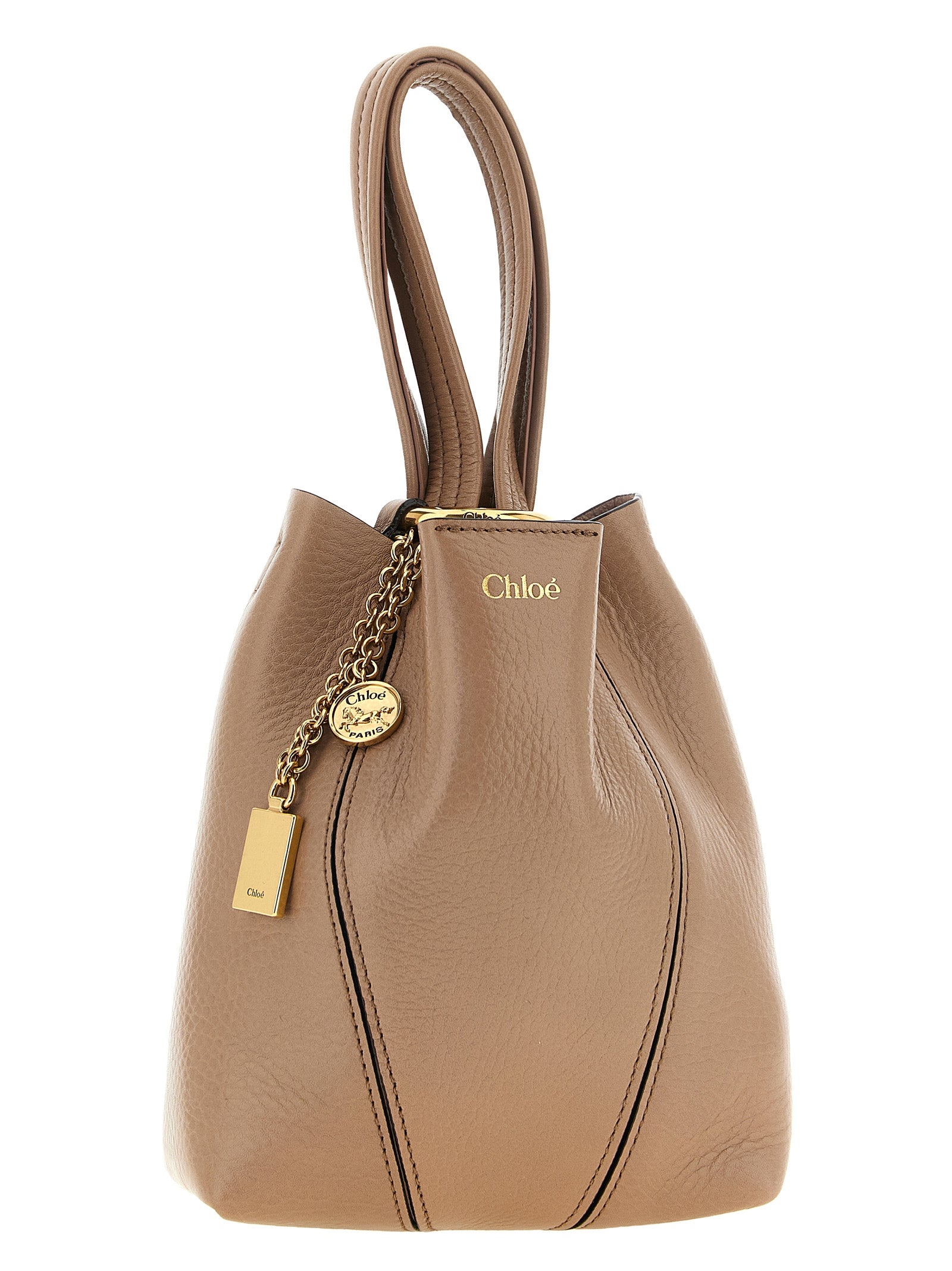Chloé Garnet Cowhide Tote Bag