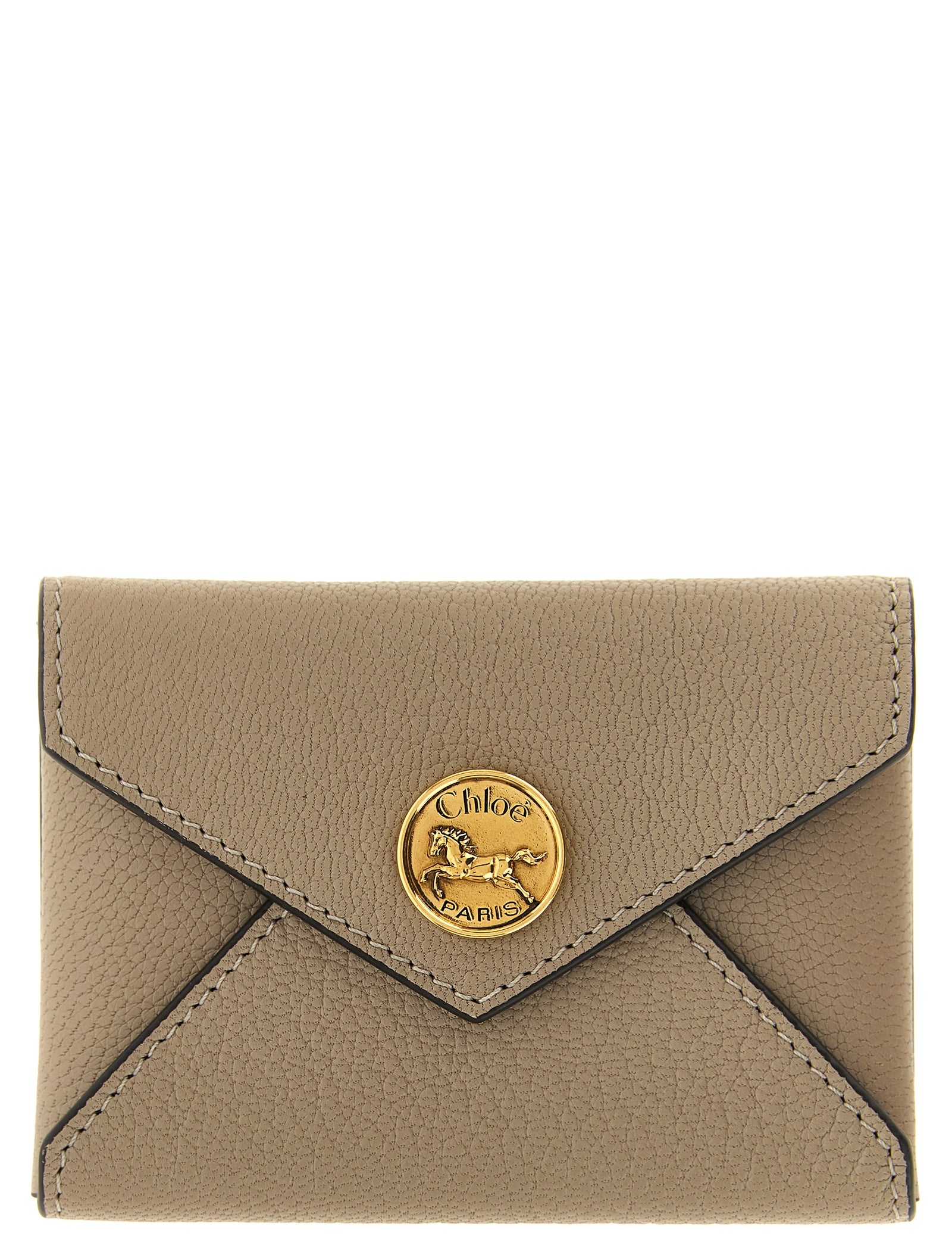 Chloé Beige Goatskin Cardholder